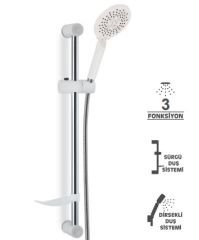 Sürgülü Napoli Duş Sistemi 3 Fonksiyon Ayarı