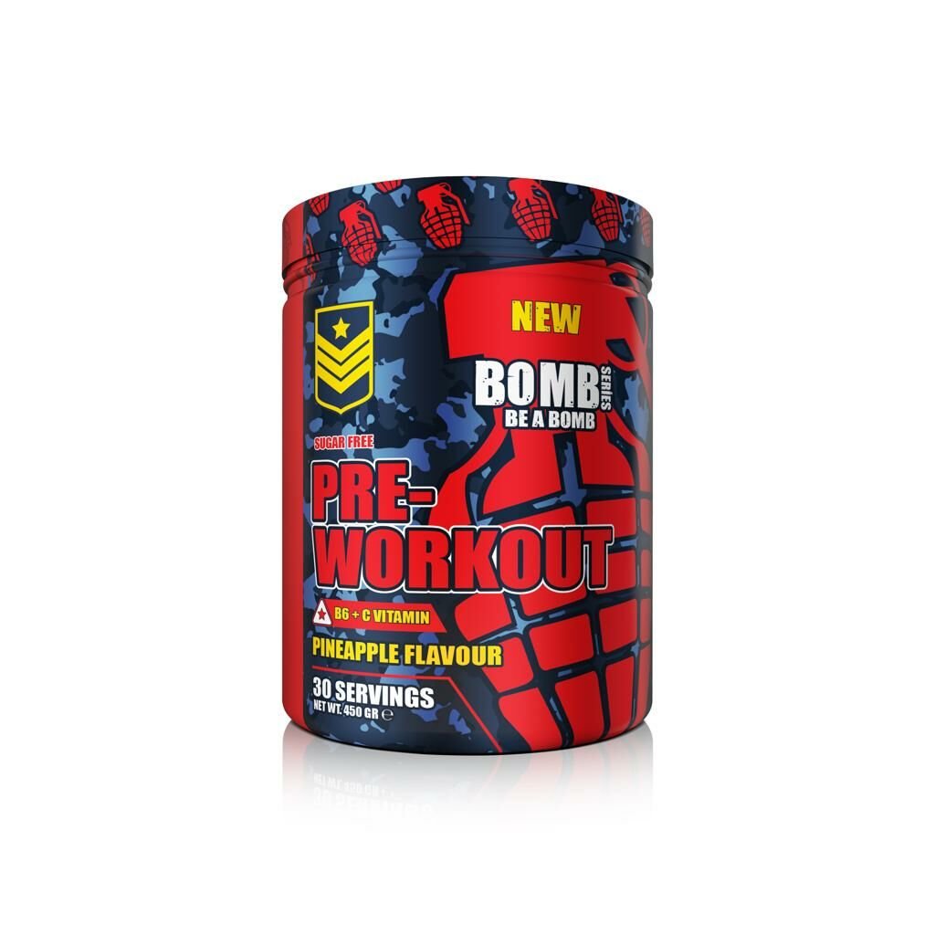 BOMB SERIES PRE-WORKOUT PINEAPPLE FLAVOUR