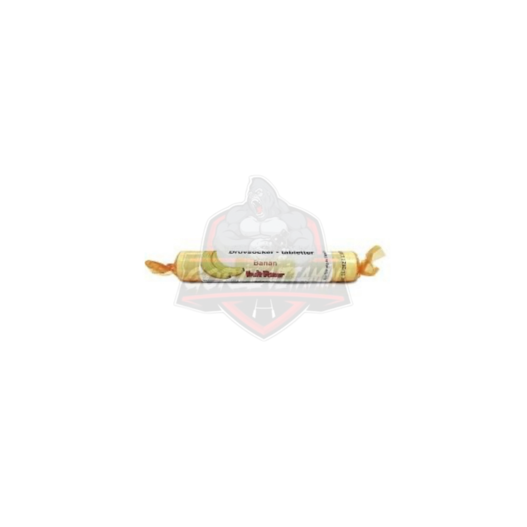 ÜZÜM ŞEKERLİ RULO MEYVE AROMALI GLİKOZ (GLUCOSE) TABLET (MUZ)