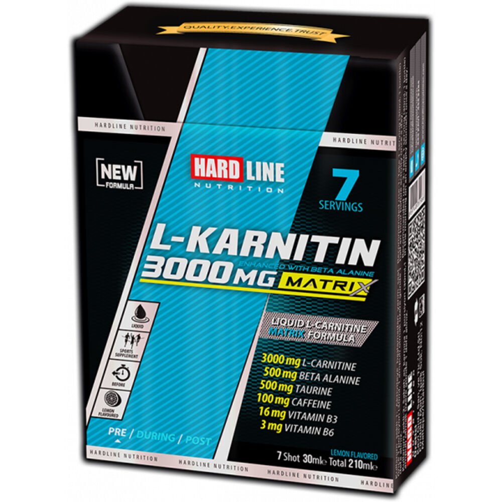 HARDLİNE L-CARNİTİNE MATRİX 3000 MG - 7 SHOT