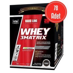 HARDLİNE WHEY 3 MATRİX ŞASE PAKETLERİ