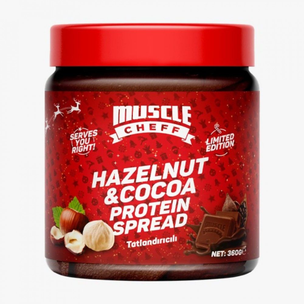 MUSCLE CHEFF HAZELNUT & COCOA PROTEİN SPREAD 360 GR