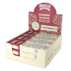 MUSCLE CHEFF PROTEİN WHİTE CHOCOLATE & RASPBERRY(50 GR) - 12 ADET
