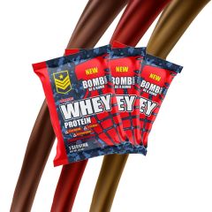 BOMB SERİES WHEY PROTEİN ŞASE 3 MİX FLAVOUR 72 ŞASE