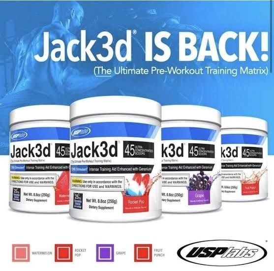 USP LABS JACK3D 45 PRE WORKOUT