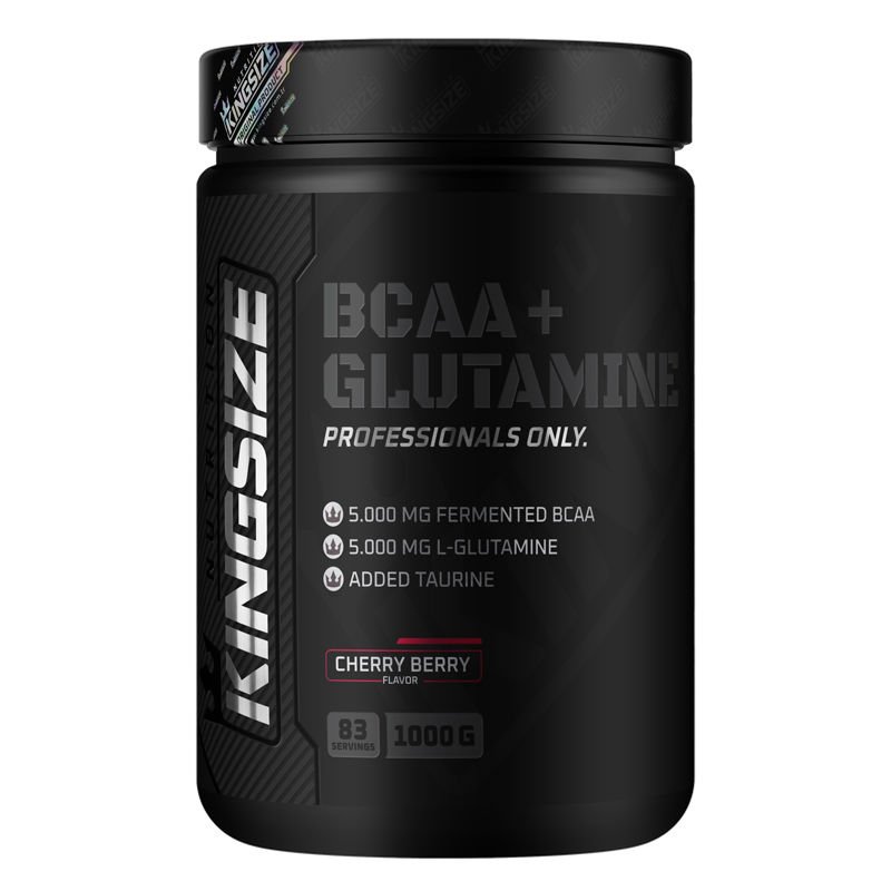 Kingsize Nutrition BCAA + Glutamine Powder 1000 Gr