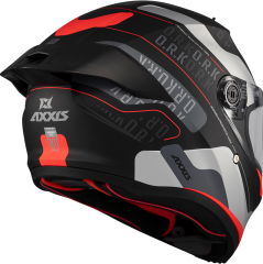 Axxis Fenix Ork Mat Siyah Kırmızı