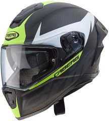 Caberg Drift Evo Carbon Mat Antrasit Fosfor Sarı