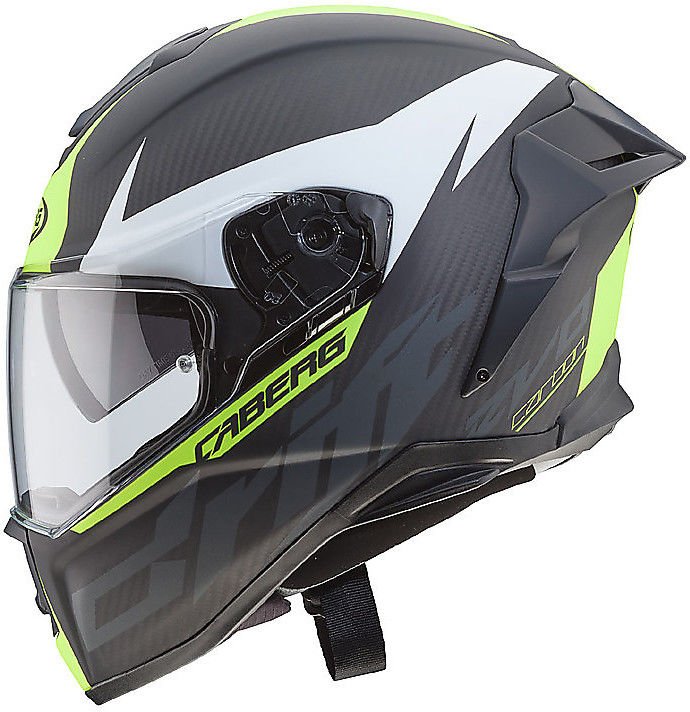 Caberg Drift Evo Carbon Mat Antrasit Fosfor Sarı