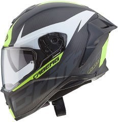 Caberg Drift Evo Carbon Mat Antrasit Fosfor Sarı