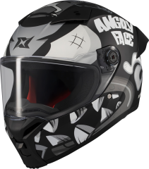 Axxis Fenix Angry Face Mat Siyah Gri
