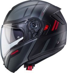 Caberg Levo X Manta Mat Siyah Antrasit Kırmızı