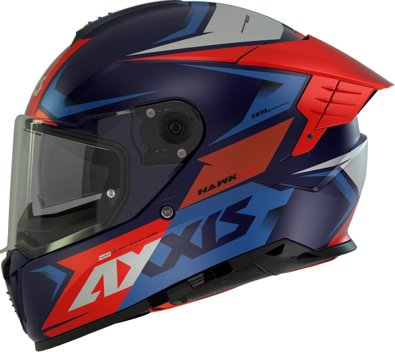 Axxis Hawk Evo Daytona Mat Mavi