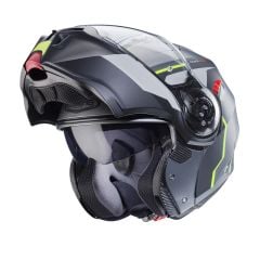 Caberg Duke Evo Mat Metalik Gri Siyah Fosfor Sarı