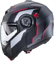 Caberg Duke Evo Mat Metalik Gri Siyah Kırmızı