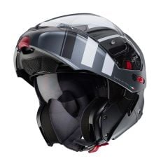 Caberg Horus X Road Mat Siyah Metalik Gri Beyaz