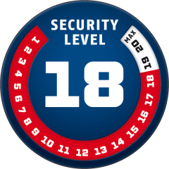 ABUS 8077 2.0 Granit Detecto XPLUS - Siyah Disk Kilidi