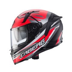 CABERG AVALON KIRA L7 MATT BLACK/GREY/RED FLUO/WHITE