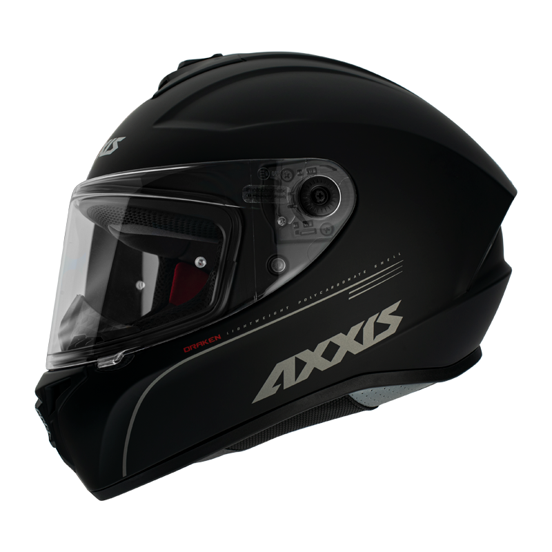 AXXIS DRAKEN S SOLID BLACK MATT