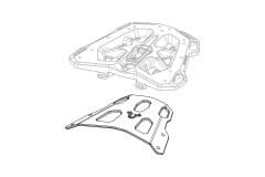 STREET-RACK - Siyah - Moto Guzzi V100 Mandello  (22-).