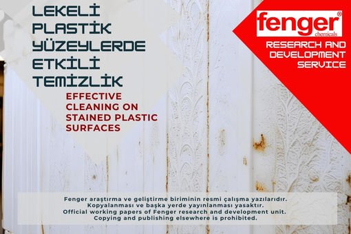 Çıkmayan plastik üzeri lekelerin en etkili çözüm yolu!