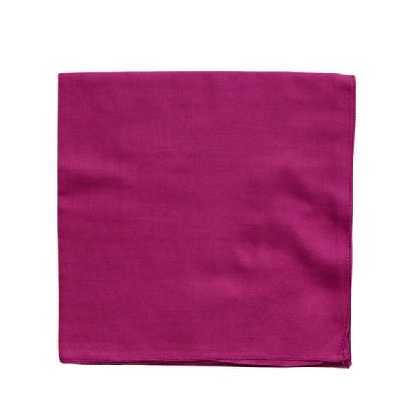 İnce Pamuk Vual %100 Pamuk Kare Koyu Pembe (F)