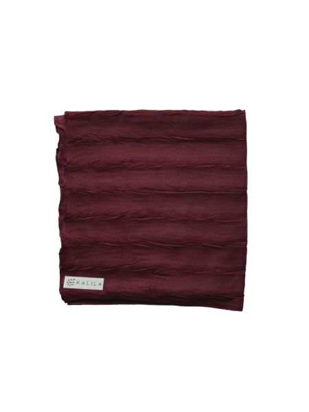 Kalila Pliseli Eşarp Bordo