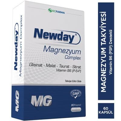 NEWDAY MAGNESİUM COMPLEX 60 KAPSÜL ( RCFARMA )
