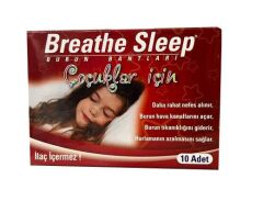 BURUN BANDI COCUKLAR İÇİN 10 ADETLİ ( BREATHE SLEEP )