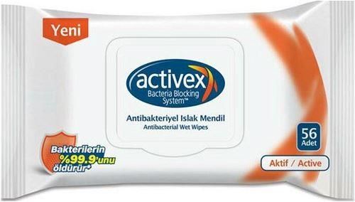ISLAK MENDİL 56 ADET (ACTİF ) ANTİBAKTERİYEL AKTİF/ACTİVE