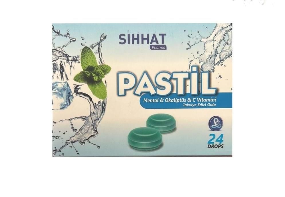 PASTİL MENTHOL- OKALİPTUS 24  ADETLİ ( SIHHAT )