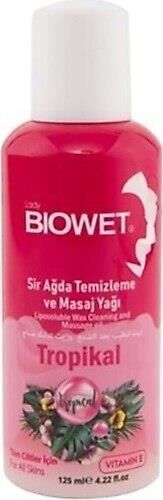 BİOWET SİR AĞDA TEMİZLEME VE MASAJ YAĞI 125 ML TROPİKAL