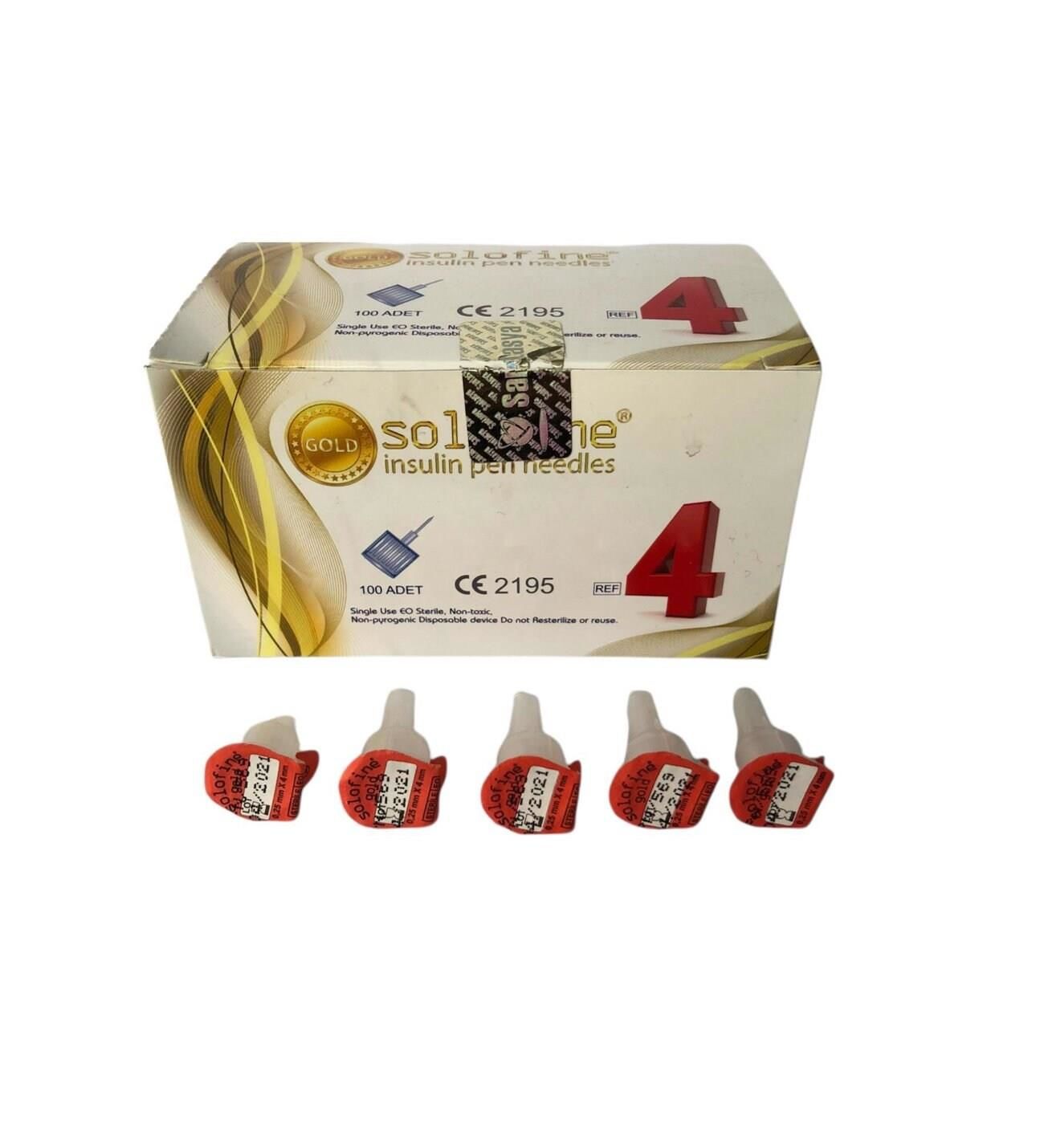 SOLOFİNE 4MM İNSÜLİN KALEM İĞNESİ