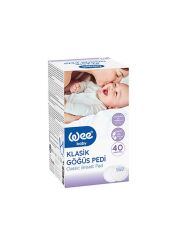 WEE BABY 132 KLASİK GÖGÜS PEDİ 40 ADET Lİ