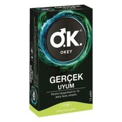 OKEY GERÇEK UYUM PREZERVATİF 10 ADETLİ