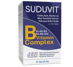 MRB SUDUVİT B1-B2-B3-B5-B6-B12 VİTAMİN COMPLEX 50 TABLET