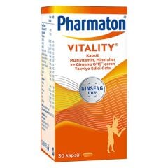 PHARMATON VITALITY MULTİVİTAMİN 30 KAPSÜL
