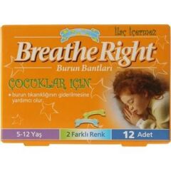 BURUN BANDI ÇOCUK 12 ADET BREATHE RİGHT