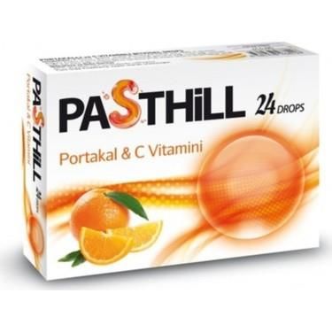 PASTİL PASTHİLL PORTAKAL PORTAKAL VE C VİTAMİNİ 24 ADET