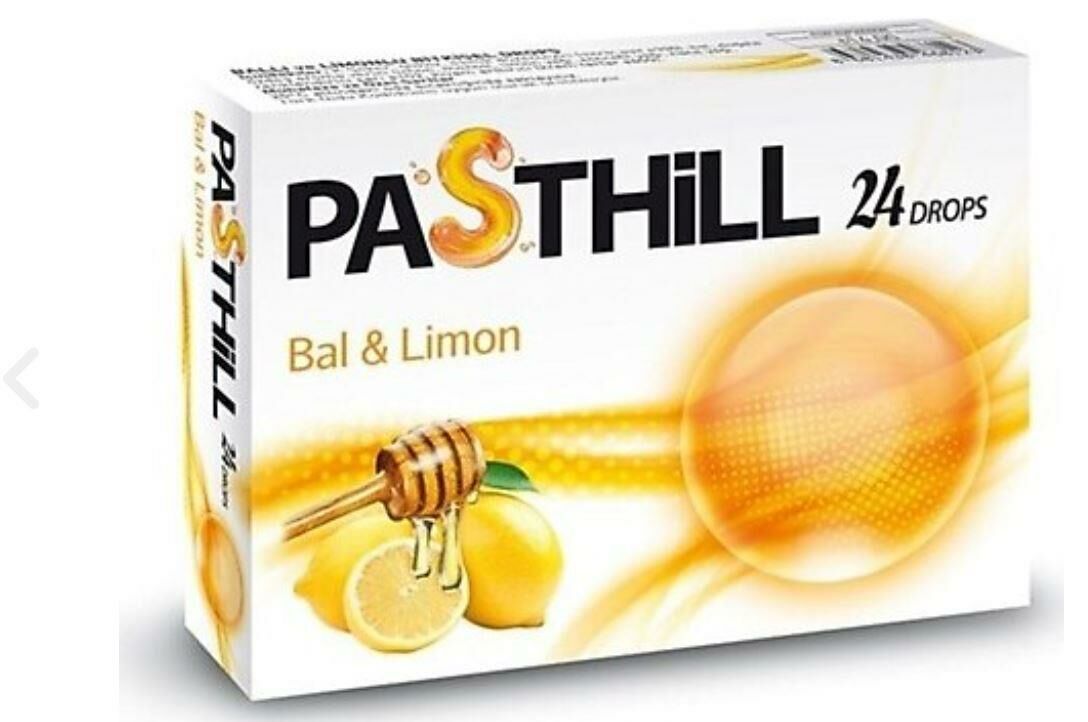 PASTİL PASTHİLL BAL VE LİMON 24 ADET