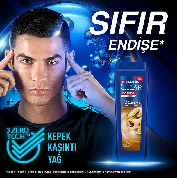 CLEAR MEN SAÇ DÖKÜLMESİNE KARŞI KAHVE ÖZLÜ 485ML