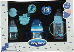 BABYTİME BT206 5'Lİ SET GİFT SET MAVİ