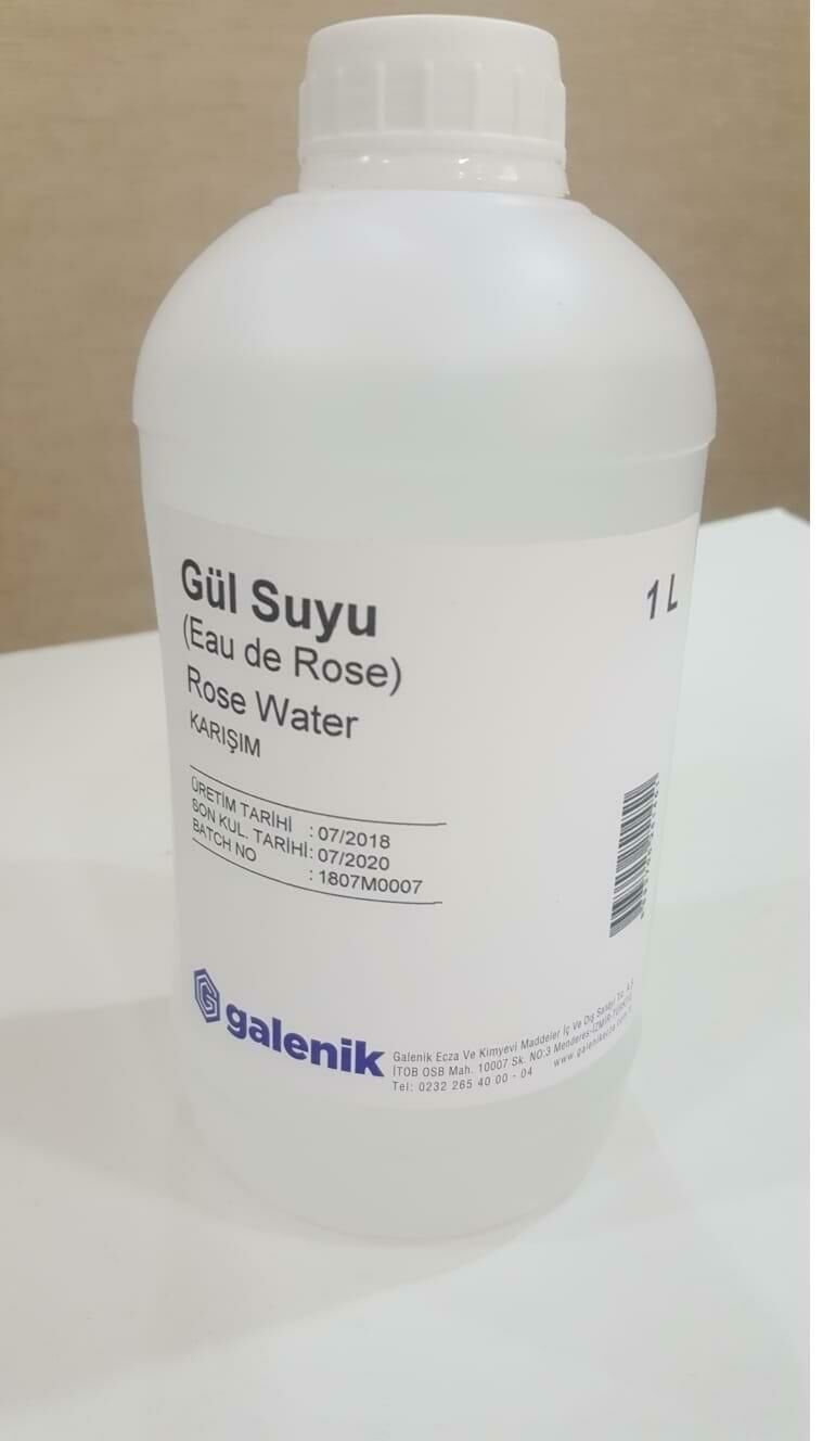 HAMMADDE  - GÜL SUYU 1 LİTRE ( GALENİK )