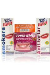 FRESH WHİTE ( KARANFİL ) DİŞ TOZU+DİŞ PASTASI AĞIZ BAKIM SETİ