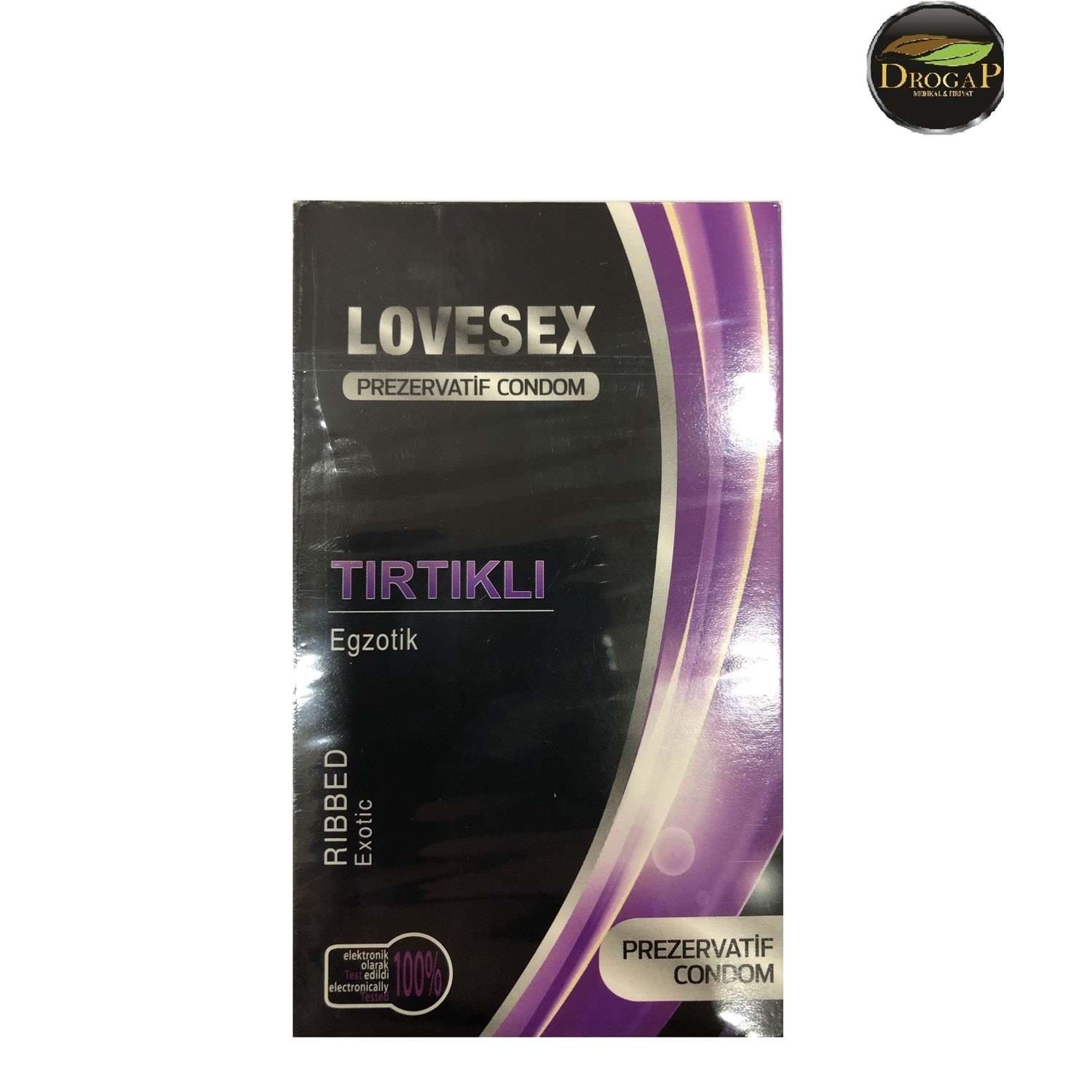 LOVESEX TIRTIKLI PREZERVATİF 10