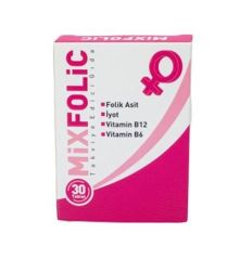 MİXFOLİC 30 TABLET TAKVİYE EDİCİ GIDA ( GÜNEY )