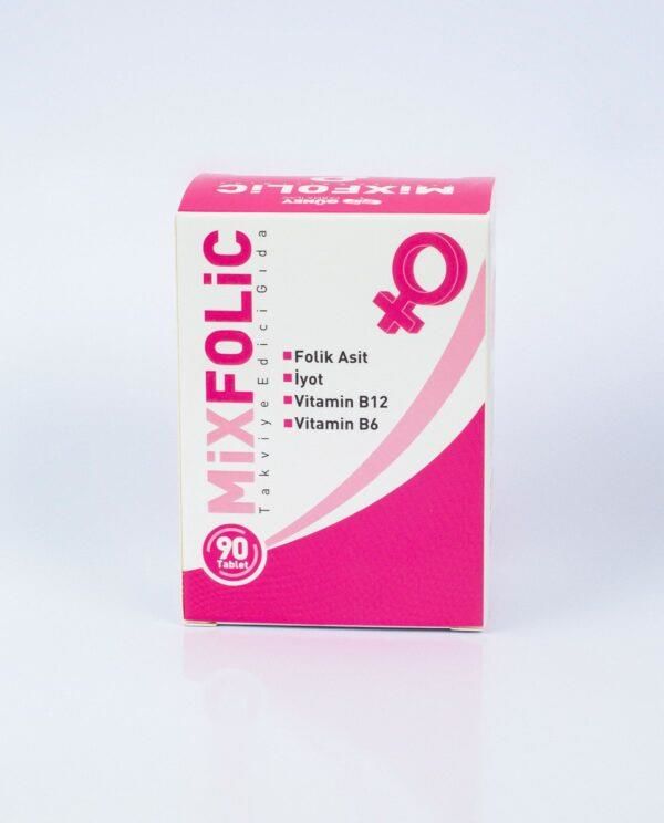 MİXFOLİC 90 TABLET TAKVİYE EDİCİ GIDA ( GÜNEY )