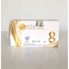 SOLOFİNE 8MM İNSÜLİN KALEM İĞNESİ