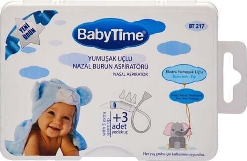 BABYTİME BT217 ASPİRATÖR + 3 ADET YEDEK UÇ