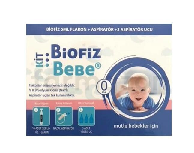 BİOFİZ KİT BEBE 10 FLAKON +3 ADET YEDEK UC